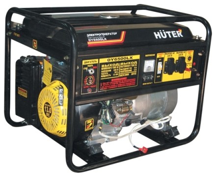 Генератор бензиновый Huter DY6500LXA с АВР купить в Уфе