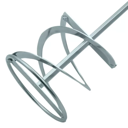 Миксер для красок и штукатурных смесей Denzel, 120 х 600 мм, оцинкованный, шестигранный хвостовик 10мм, 848467 купить в Уфе