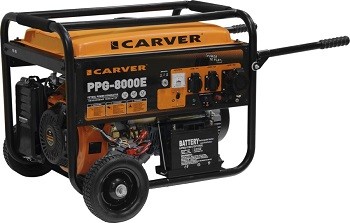 Генератор бензиновый CARVER PPG- 8000-Е-3 LT-190F купить в Уфе