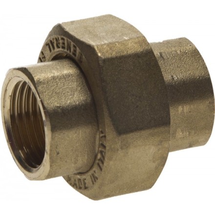 Соединитель GENERAL FITTINGS с накидной гайкой, латунь, г/г, 1/2&quot; 51037-G/G-1/2 купить в Уфе