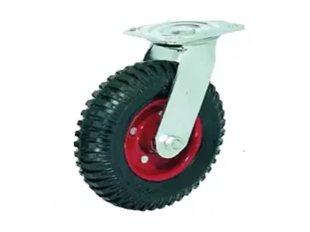 Колесо литое резиновое 160 мм PS160 с протектором и кронштейном 1031467 купить в Уфе