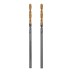 Сверло спиральное по металлу Denzel 2 x 49 мм, Р6М5, Golden Tip , 2шт., 718223 купить в Уфе