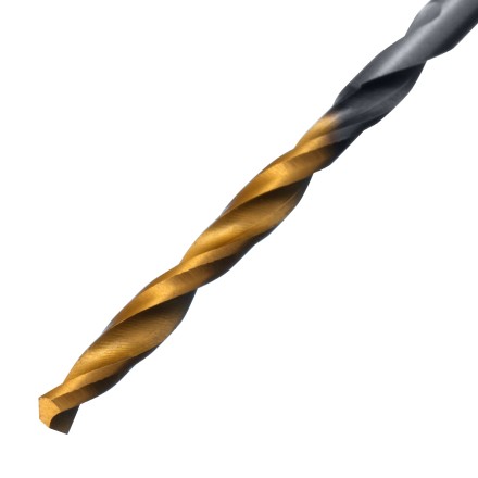 Сверло спиральное по металлу Denzel 2 x 49 мм, Р6М5, Golden Tip , 2шт., 718223 купить в Уфе