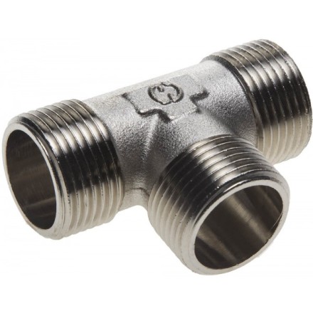 Тройник GENERAL FITTINGS никелированная латунь, ш/ш/ш, 1&quot; 51051-1 купить в Уфе