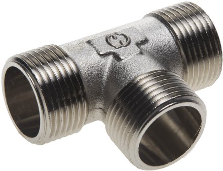 Тройник GENERAL FITTINGS никелированная латунь, ш/ш/ш, 1&quot; 51051-1 купить в Уфе