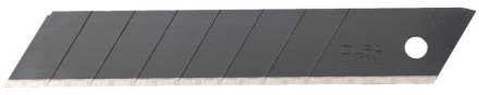 Лезвие OLFA BLACK MAX сегментированное, 8 сегментов, 18х100х0,5мм, 50шт OL-LBB-50B купить в Уфе