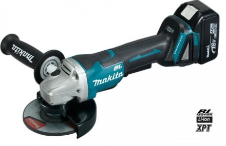 Аккумуляторная углошлифовальная машина Makita DGA508RME купить в Уфе