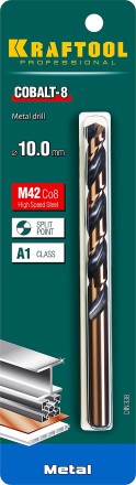 Сверло по металлу HSS-Co 29656-10 купить в Уфе