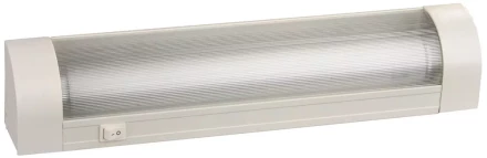 Светильник люминесцентный СВЕТОЗАР модель "СЛУ-110" с плафоном и выключателем, угловой, лампа Т8, 402x54x74мм, 10Вт SV-57587-10 купить в Уфе