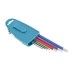 Набор ключей имбусовых TORX-TT T10-T50 магнит S2 экстра-длинные хром/краска 9 шт Gross 16402 купить в Уфе