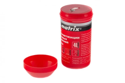 Нить для герметизации резьбовых соединений универсальная 40 м Matrix 88887 купить в Уфе
