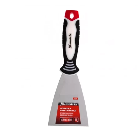 Шпательная лопатка из нержавеющей стали 80 мм трехкомпонентная ручка Matrix 85534 купить в Уфе
