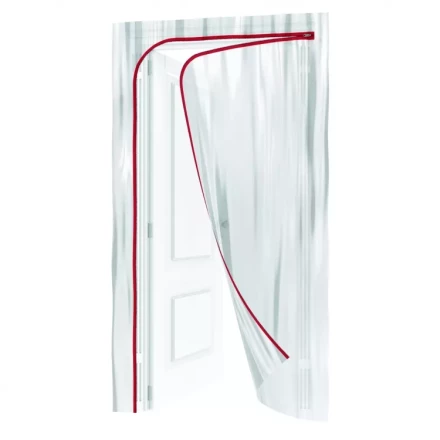 Пленочная дверь на молнии типа L 220x120cm с малярной лентой 2,5смх10м Matrix 88758 купить в Уфе