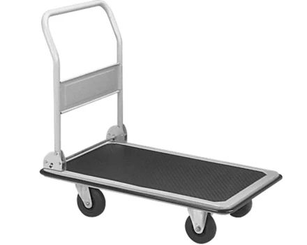 Тележка платформенная 950 кг TOR PH950 (1100х780) со складной ручкой (пластиковые колеса 150 мм) 1024686 купить в Уфе