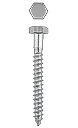 Шурупы ЗУБР &quot;МАСТЕР&quot; с шестигранной головкой, оцинкованные, 6x50мм, 100шт 4-300451-06-050 купить в Уфе