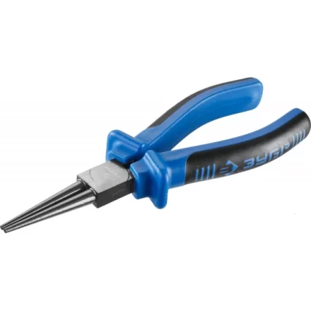 Круглогубцы ЗУБР, особостойкое спец. покрытие Н12Х1 (никель/хром), двухкомпонентные рукоятки, 160мм 2201-8-16_z01 купить в Уфе