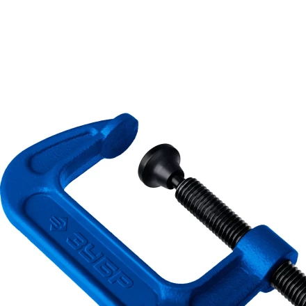 ЗУБР ПCС-50, 50 мм, чугунная струбцина тип С (G-образная), Профессионал (32245-050) купить в Уфе