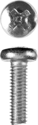 Винт ЗУБР &quot;МАСТЕР&quot; DIN 7985, класс прочности 4.8, оцинкованный, M6x20мм, 5кг 303150-06-020 купить в Уфе