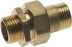 Соединитель GENERAL FITTINGS прямой с накидной гайкой, латунь, ш/ш, 1/2&quot; 51037-S/S-1/2 купить в Уфе