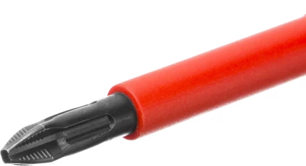 Отвертка KRAFTOOL, высоковольтная, Cr-Mo-V стержень, двухкомпонент. маслобензостойкая рукоятка, PH №2, 100мм 250084-2-100 купить в Уфе