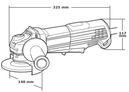 Шлифмашина угловая MAKITA GA5050R купить в Уфе