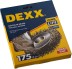 DEXX. Щетка дисковая для УШМ, витая стальная латунированная проволока 0,3мм, 175ммх22мм 35101-175 купить в Уфе