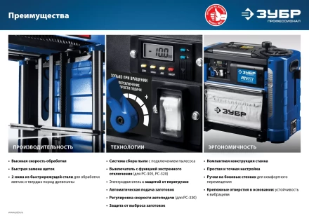 Станок рейсмусовый РС-320 серия ПРОФЕССИОНАЛ купить в Уфе