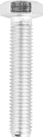 Болт ЗУБР "МАСТЕР" с шестигранной головкой, ГОСТ 7798-70, класс прочности 5.8, оцинкованный, M12x60мм, 5кг 303080-12-060 купить в Уфе