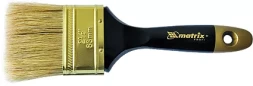 Кисть плоская "Профи" 1" натуральная щетина деревянная ручка MATRIX 83150