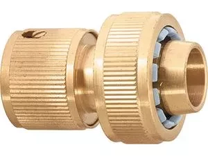 Соединитель латунный быстросъемный для шланга 3/4&quot; аквастоп  PALISAD 66265 купить в Уфе