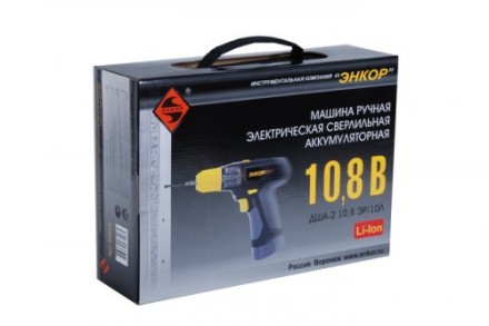 Шуруповерт ДША-2 108 ЭР/10Л аккумуляторный сумка 50010 купить в Уфе