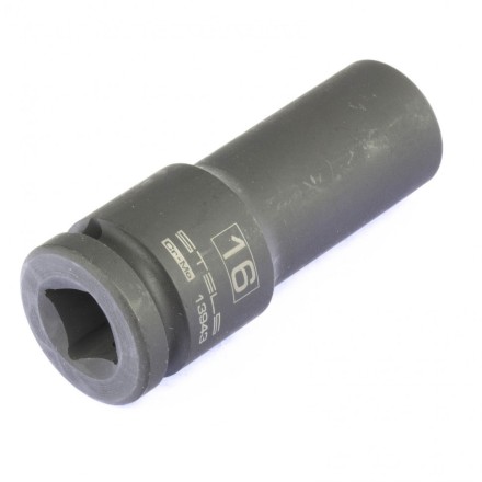 Головка ударная удлиненная шестигранная 16 мм 1/2&quot; CrMo Stels 13943 купить в Уфе