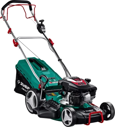 ЗУБР 460 мм, 4.5 л.с., бензиновая самоходная газонокосилка (ГБС-460) купить в Уфе