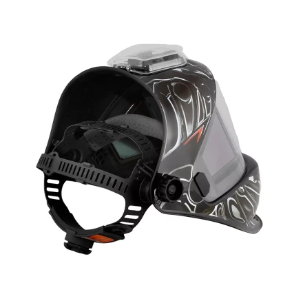 Маска сварщика Корунд МЕГА чёрная ф-р MEGA внеш. регулировка в коробке купить в Уфе