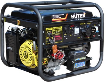 Бензогенератор Huter DY8000LXA с АВР купить в Уфе