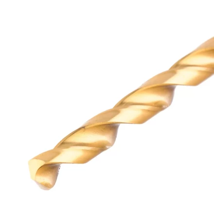 Сверло спиральное по металлу Matrix, 10 x 300 мм, HSS, нитридтитановое покрытие, 714310 купить в Уфе
