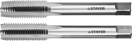 Комплект метчиков STAYER &quot;MASTER&quot;, сталь 9ХС, М12х1,75, 2 шт 28025-12-1.75-H2 купить в Уфе