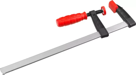 Струбцина ЗУБР &quot;МАСТЕР&quot;, тип &quot;F&quot;, пластмассовая ручка, стальная закаленная рейка, 50х250мм 32150-050-250 купить в Уфе