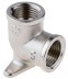 Уголок GENERAL FITTINGS с креплением к стене в двух точках, никелированная латунь, г/г, 1/2&quot; 51075-G/G-1/2 купить в Уфе