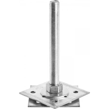 Анкер ЗУБР &quot;МАСТЕР&quot; регулируемый по высоте, 100х200х100мм, М20, 1шт 310265-100-20 купить в Уфе