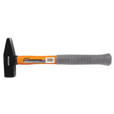 Молоток с фиберглассовой обрезиненной рукояткой 0,60кг   Кратон 2 15 01 008 купить в Уфе