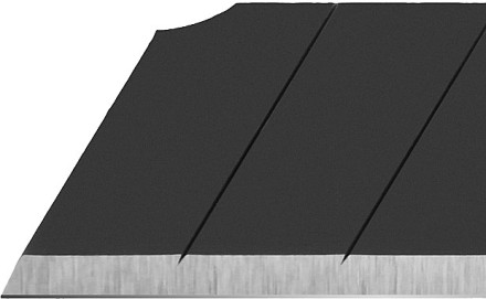 Лезвия OLFA сегментированные BLACK MAX, 9х80х0,38мм, 13 сегментов, 50шт OL-ABB-50B купить в Уфе