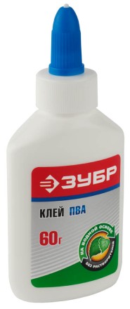 Клей ПВА ЗУБР, на блистере, 60 г 41932 купить в Уфе