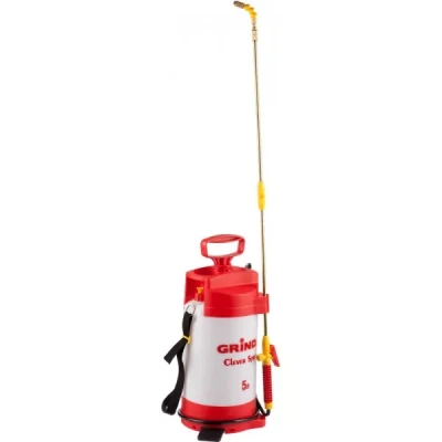 Опрыскиватель GRINDA садовый "Clever Spray",5 л, с латунным телескоп. удлинителем и упорами для ног 8-425155_z01