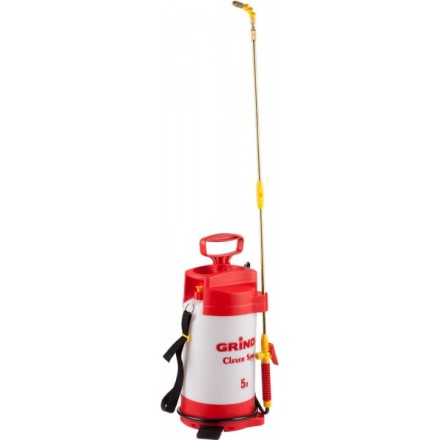 Опрыскиватель GRINDA садовый &quot;Clever Spray&quot;,5 л, с латунным  телескоп. удлинителем и упорами для ног 8-425155_z01 купить в Уфе