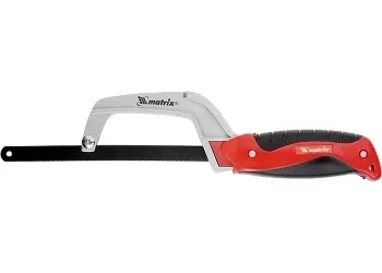 Ножовка по металлу, 250 мм, обрезиненная рукоятка MATRIX 775605 купить в Уфе