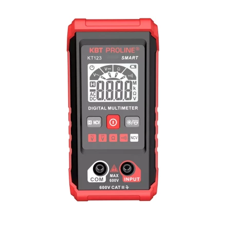 Мультиметр цифровой компактный КВТ SMART KT 123 с автоматическим выбором режимов и пределов измерений (88550) купить в Уфе