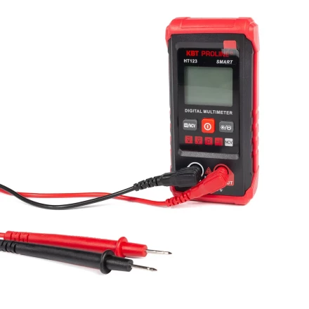 Мультиметр цифровой компактный КВТ SMART KT 123 с автоматическим выбором режимов и пределов измерений (88550) купить в Уфе