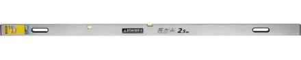 Правило-уровень с ручками GRAND, 2.5 м, STAYER Professional 10752-2.5 10752-2.5 купить в Уфе