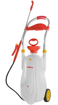 Опрыскиватель GRINDA  &quot;Handy Spray&quot; садовый, 16 л, с телескоп. удлинителем, на колесах 8-425163 купить в Уфе
